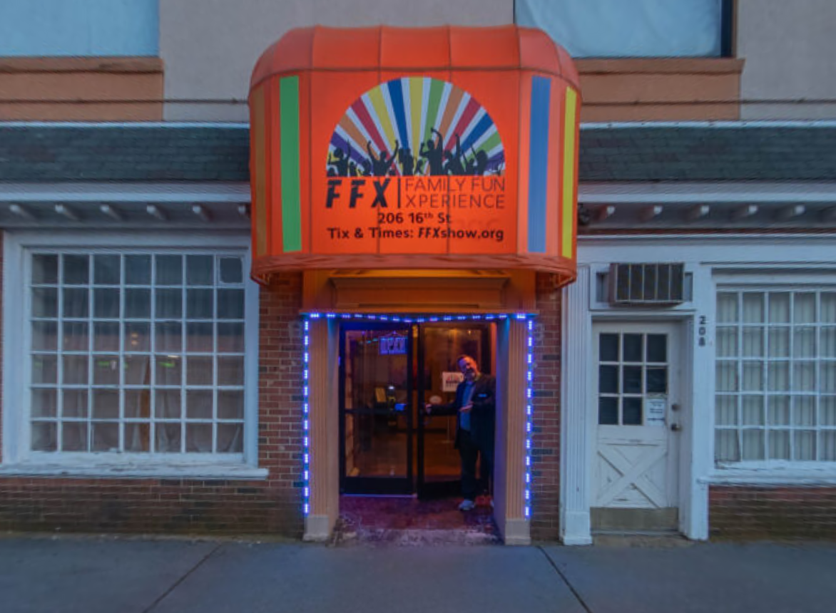 FFX Theatre — Family Fun Xperience logo